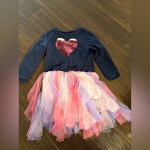 Pink and Purple Tulle Kids Costume Dress
